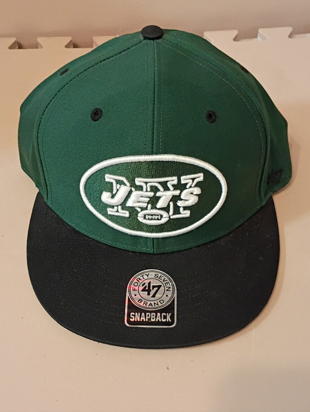 NWT '47 Brand New York Jets NFL Youth Snapback Hat Green/Black